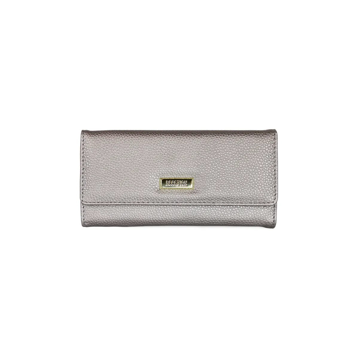 KENNETH COLE - Billetera mujer Fidelia gris KENNETH COLE