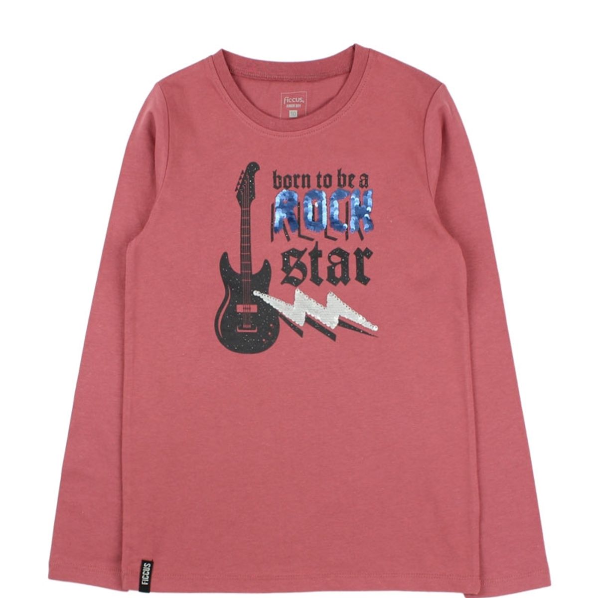 FICCUS - Polera junior niño lentejuelas day to day 751