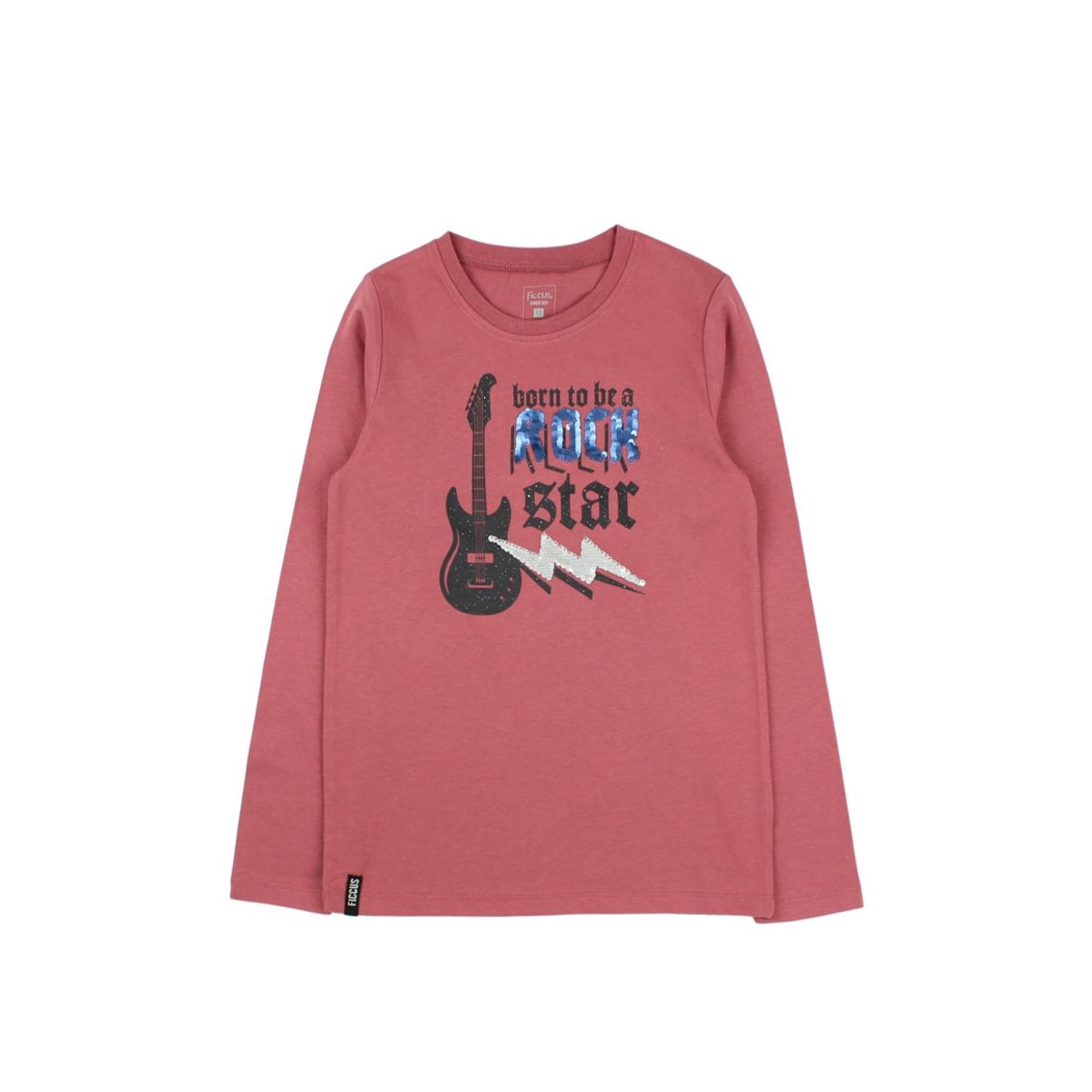 FICCUS - Polera junior niño lentejuelas day to day 751