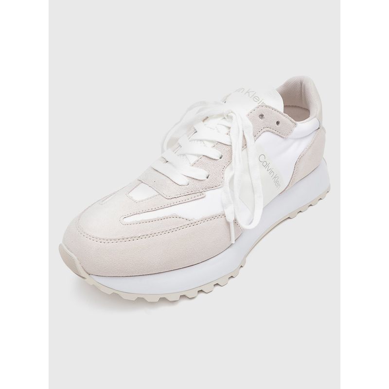 CALVIN KLEIN - Zapatilla Lace Up Mix Blanco Calvin Klein