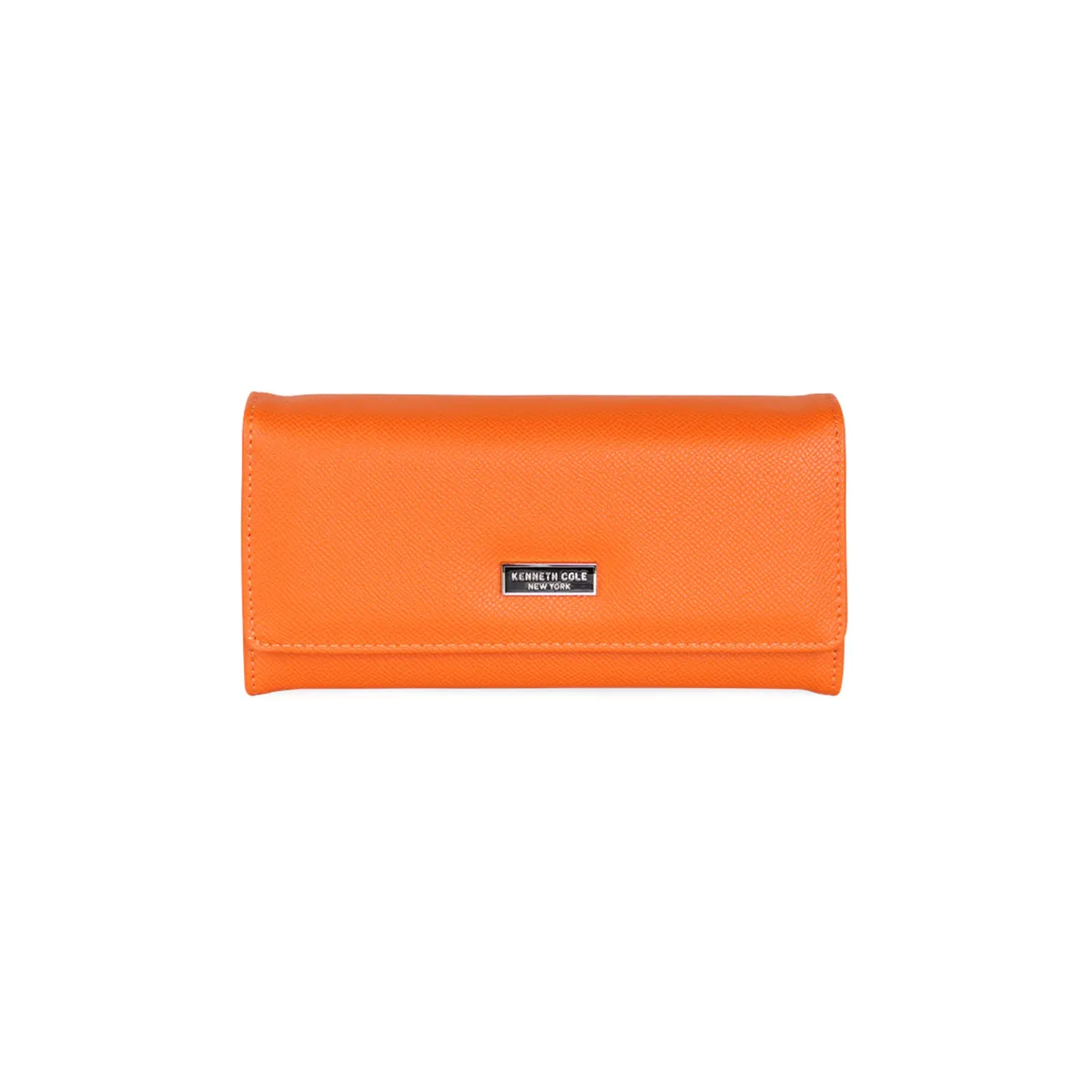 KENNETH COLE - Billetera mujer Flap-Bessie orange KENNETH COLE