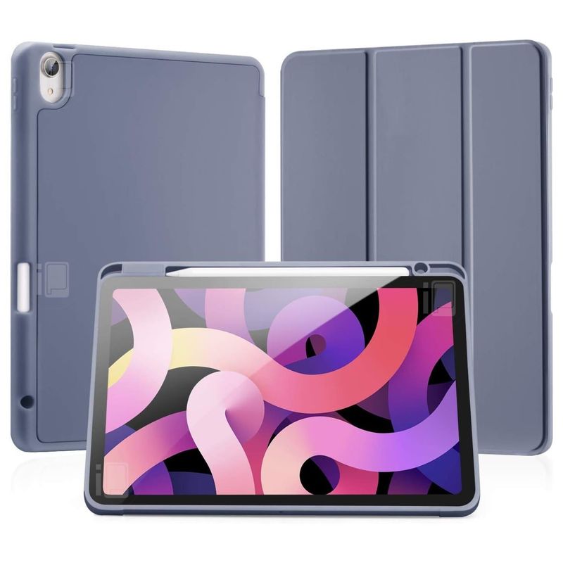 GENERICO - Funda Para iPad Air 10.9 4/5 Con Ranura Lápiz Color Lavanda - Lavanda