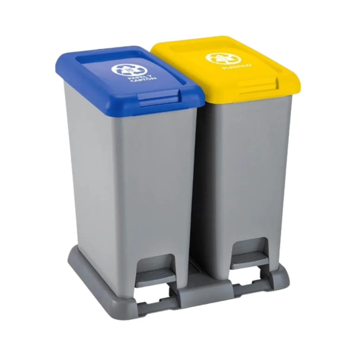 RIMAX - Basurero Doble con pedal 20 Lts Rimax