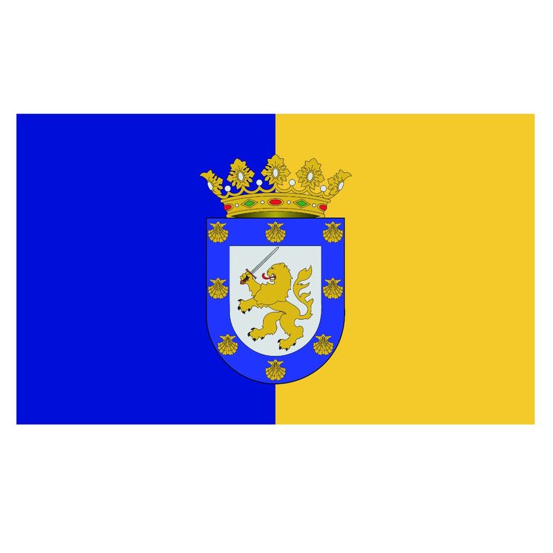 GENERICO - Bandera de Santiago 150 Cm X 90 Cm