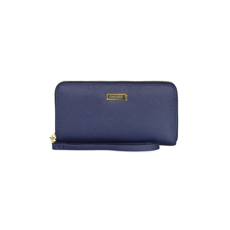 KENNETH COLE - Billetera mujer Jaeda azul KENNETH COLE