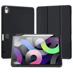 GENERICO - Funda Para iPad Air 10.9 4/5 Con Ranura Lápiz Color Lavanda - Negro