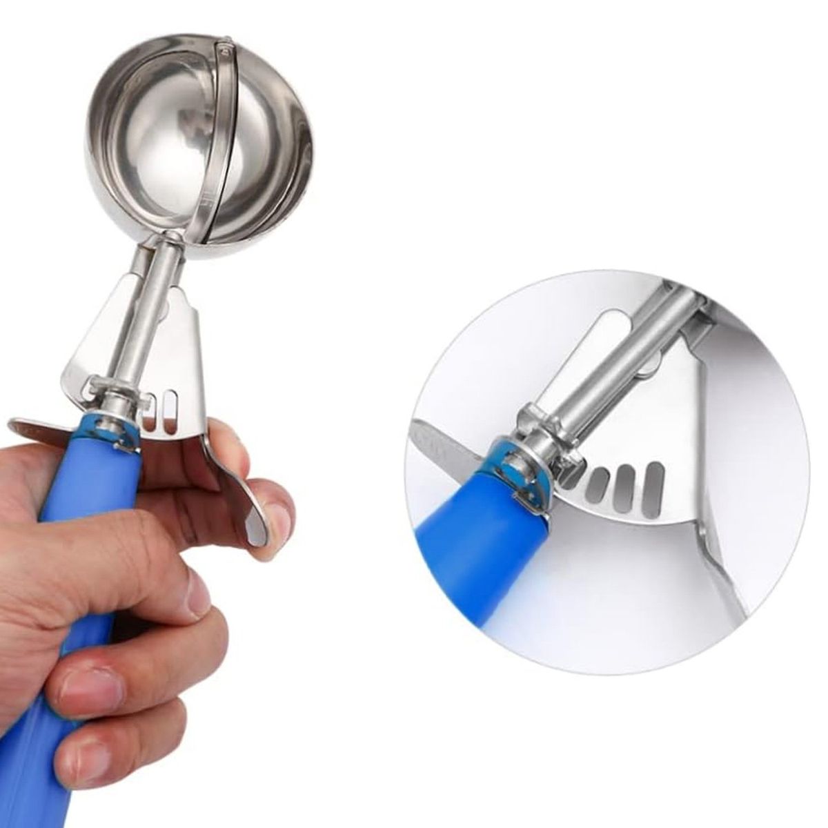 GENERICO - Cuchara Helado Azul Nº16