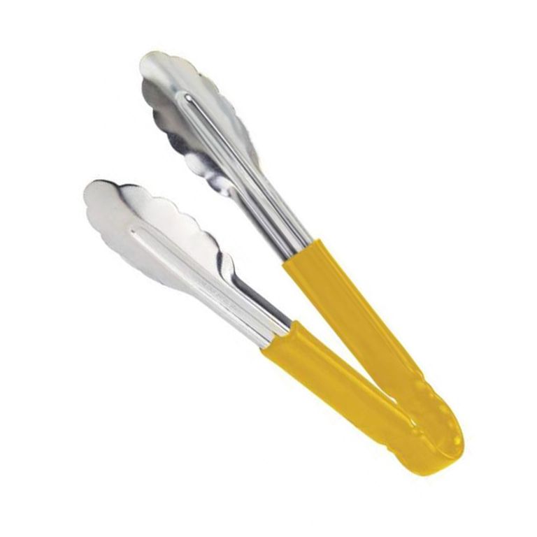 Tenaza cocina Mango PLastico Amarillo