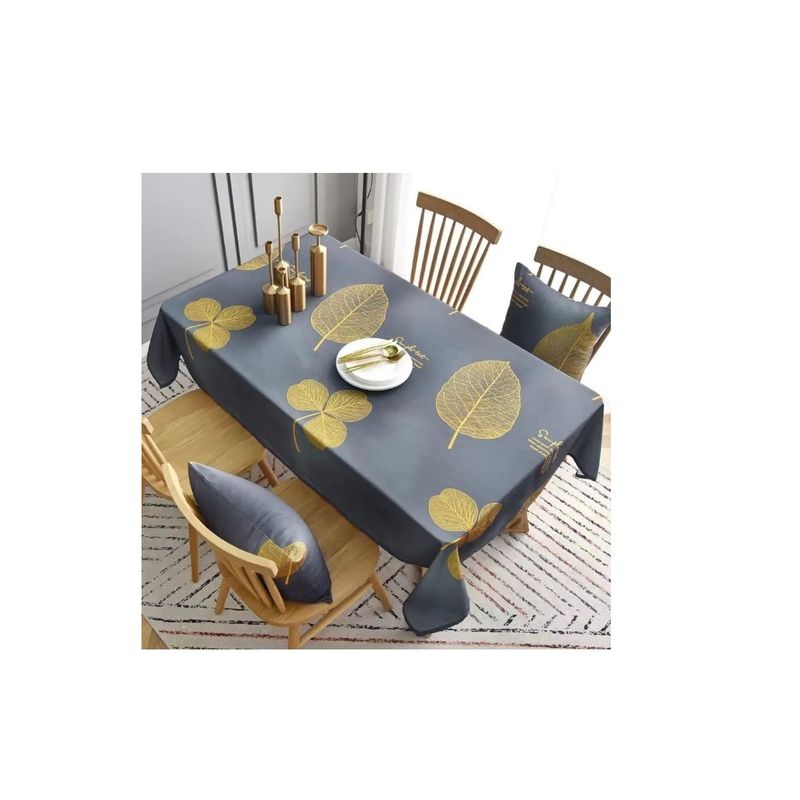 GENERICO - Mantel Antimancha Rectangular Impermeable 140x220cm Hojas