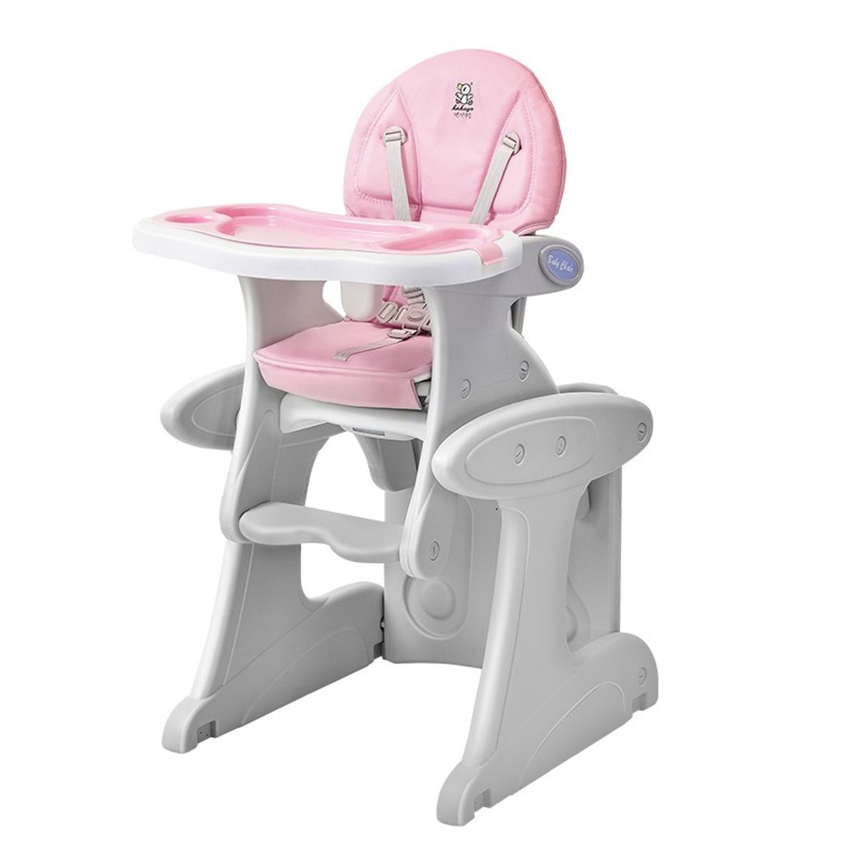 BABY ALMA - Silla de Comer escritorio Sit Up Rosada Baby Alma 3 en 1