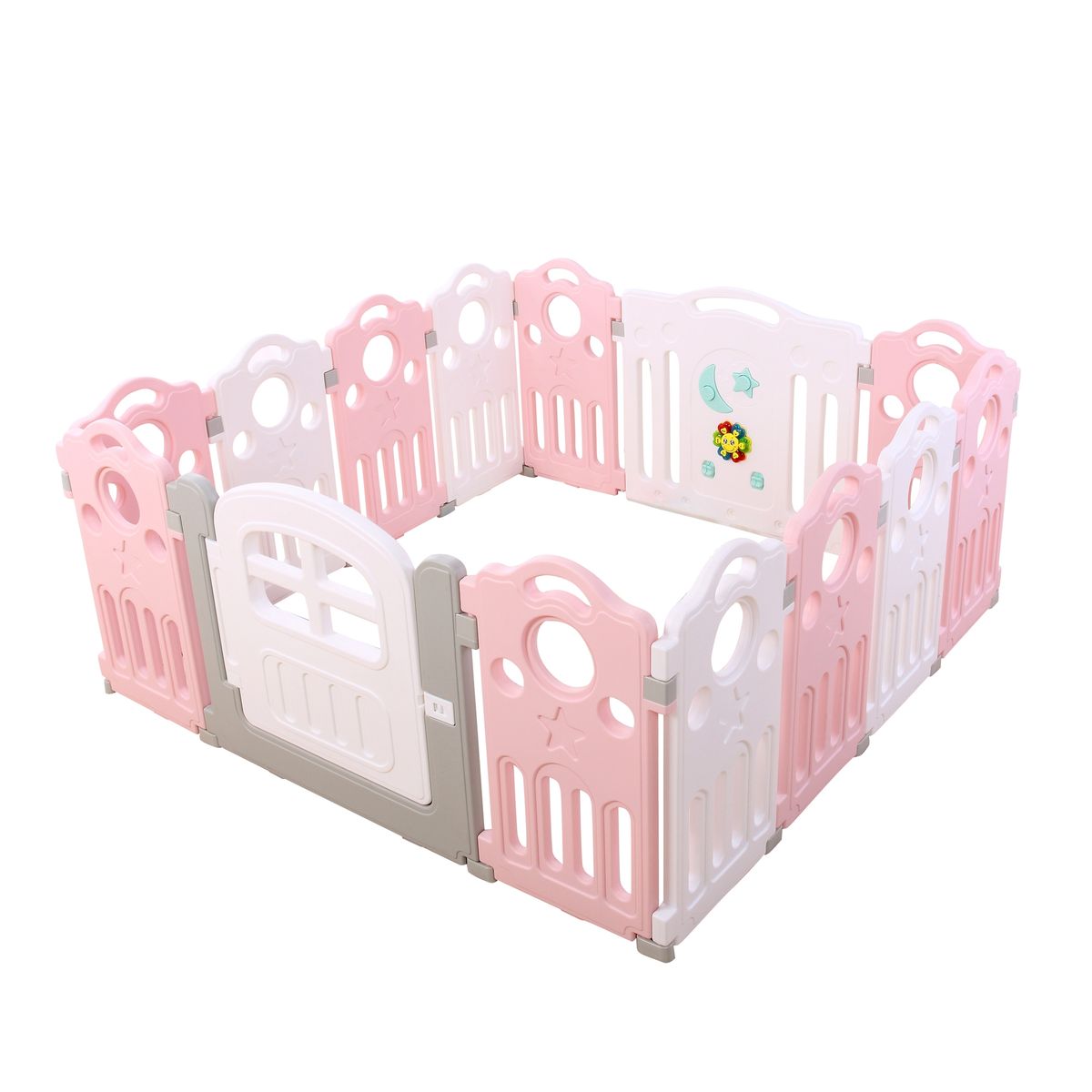 BEBECO - Corral Bebe 122 Rosado Musical 153x153 cms marca Bebeco