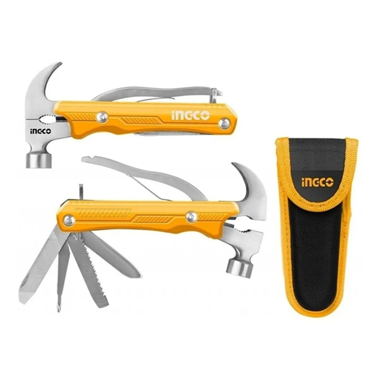 INGCO - Martillo Multi Herramientas Manuales 12 En 1 Multiuso