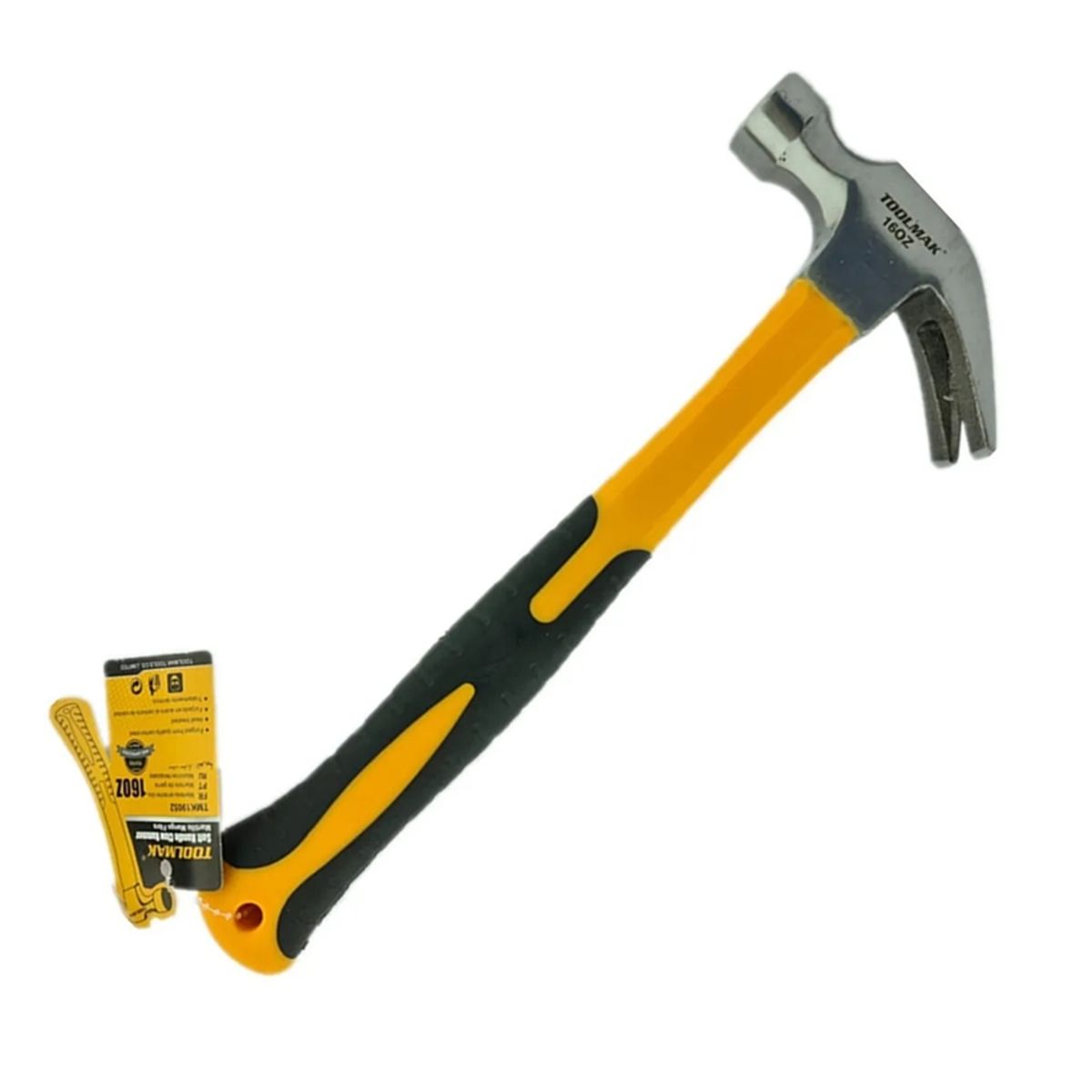 GENERICO - Martillo Mango De Fibra 16oz Toolmak