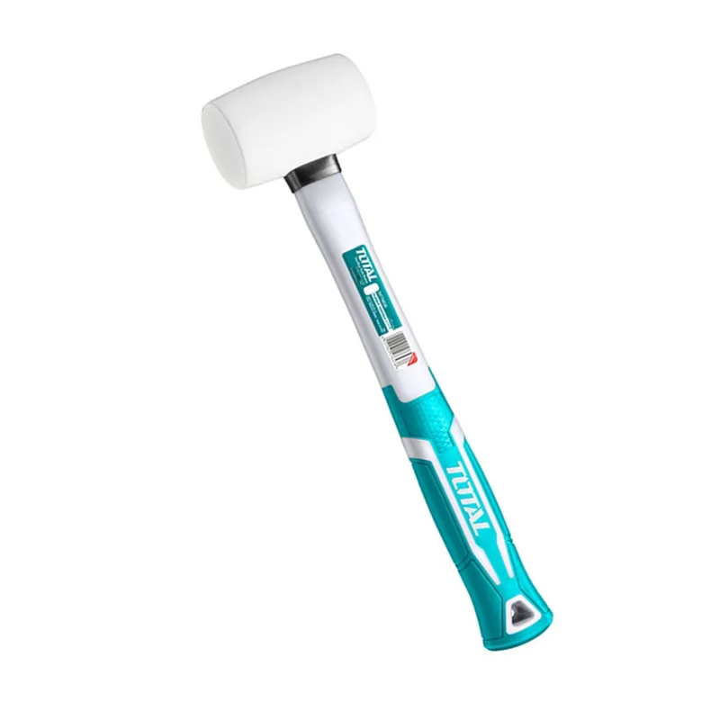 TOTAL TOOLS - Combo Martillo Mazo De Goma 16oz