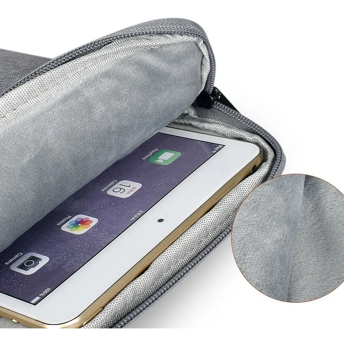 GENERICO - Funda Estuche Tablet 11 Pulgadas Microfibra e Impermeable Color Negro