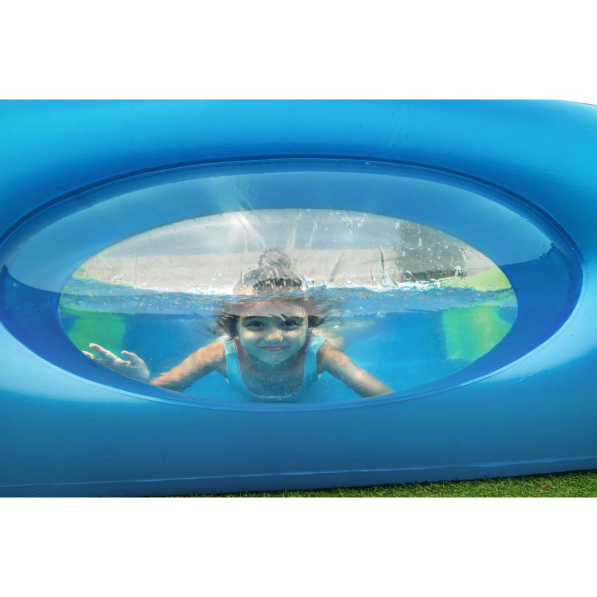 BESTWAY - Piscina Inflable Con Ventanas 1.68MX1.68MX56Cm Bestway