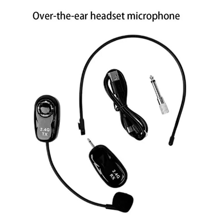 Microfono Inalambrico De Cintillo Con Receptor 24g