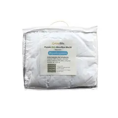 GROWME - PLUMÓN CUNA Bebé delgadito MICROFIBRA sintético blanco 90X120