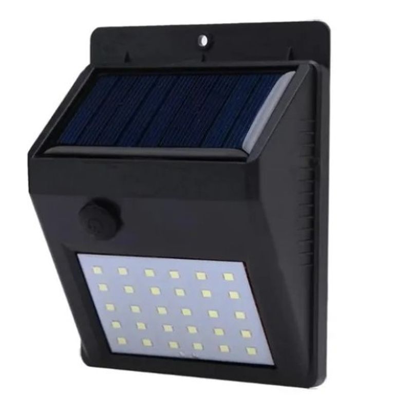 GENERICO - Luz Lámpara De Pared Foco Led Solar 30 Led Exterior / 003222