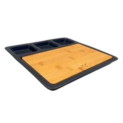 Imagen 2 del producto Tabla De Aperitivo Bamboo y Cerámica Wayu.