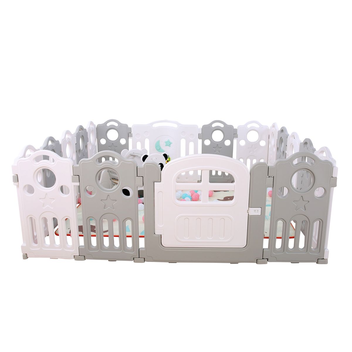 BEBECO - Corral Bebe 162 Gris Musical 190x190 cms marca Bebeco