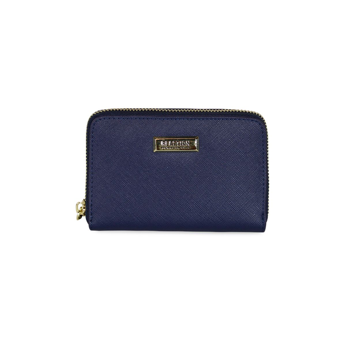 KENNETH COLE - Billetera mujer Trifold azul KENNETH COLE