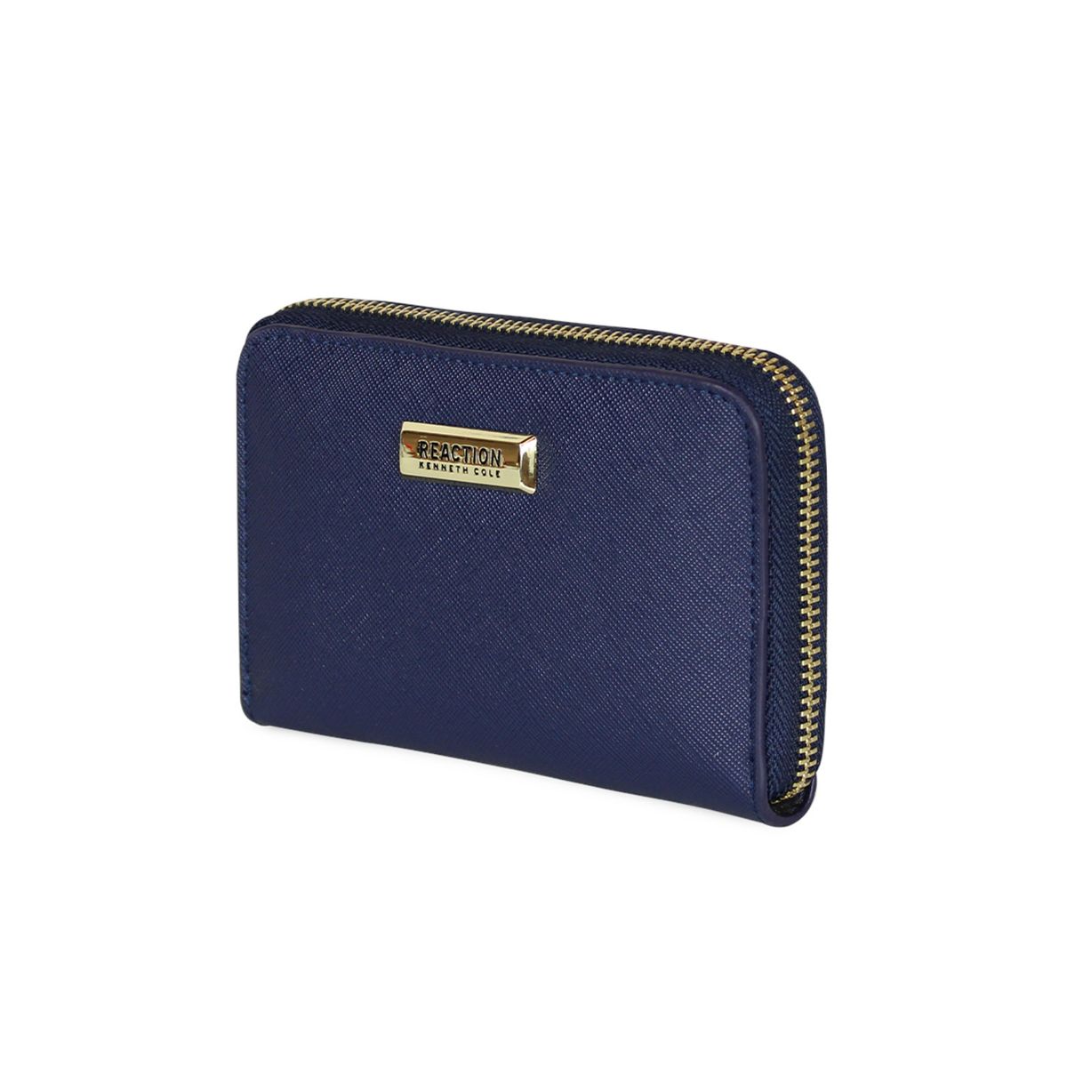 KENNETH COLE - Billetera mujer Trifold azul KENNETH COLE