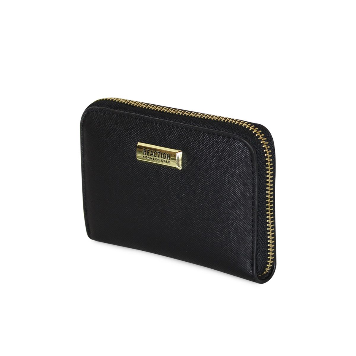 KENNETH COLE - Billetera mujer Trifold negra KENNETH COLE