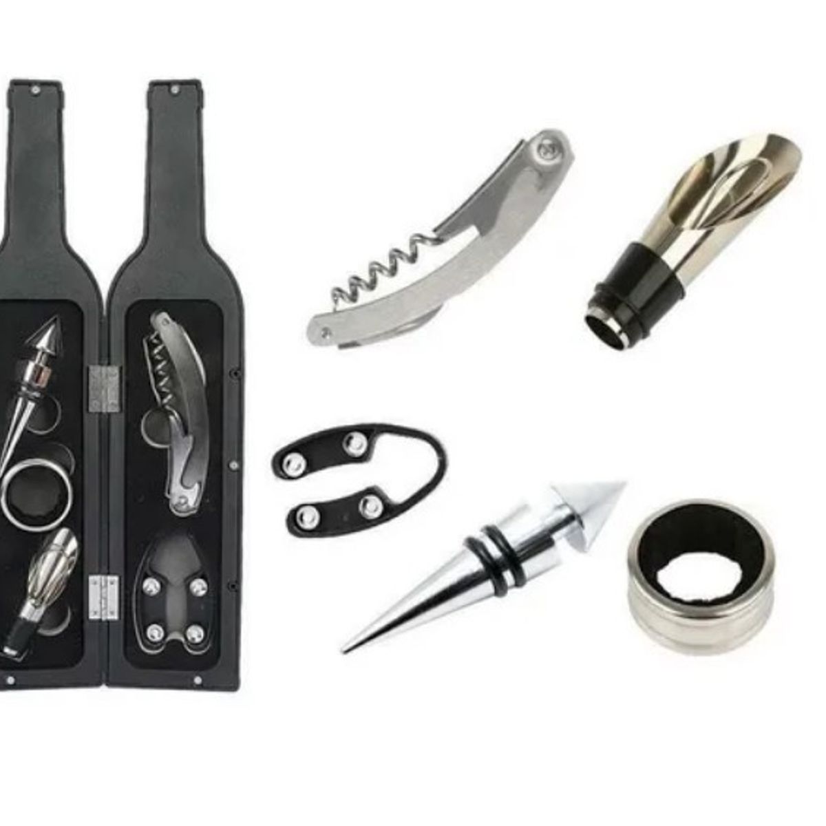 OFERTABKN - Set  Sacacorchos Accesorios Con Forma De Botella de vino