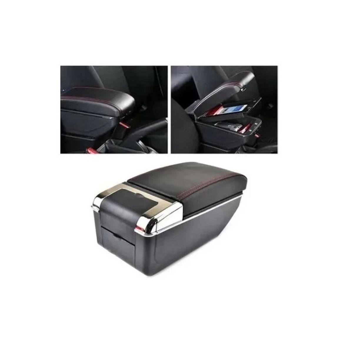 OFERTABKN - Apoya Brazos Auto Portavaso Universal Base Extensible 7 Usb