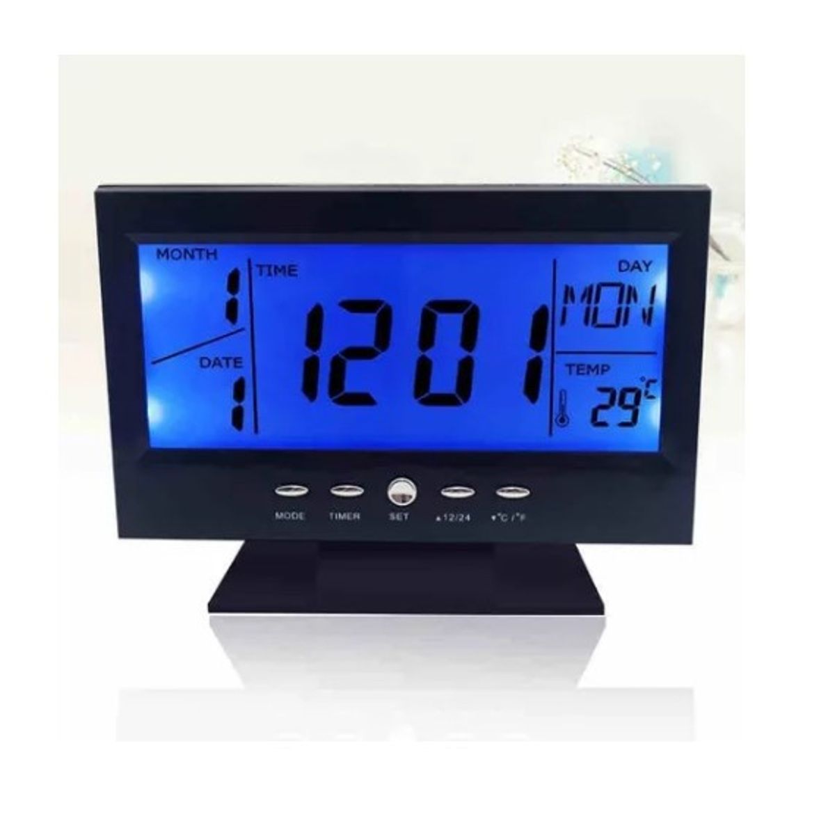 OFERTABKN - Reloj Despertador Digital Pantalla Lcd Led Ds-8082
