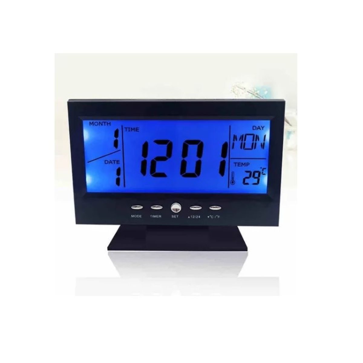 OFERTABKN - Reloj Despertador Digital Pantalla Lcd Led Ds-8082