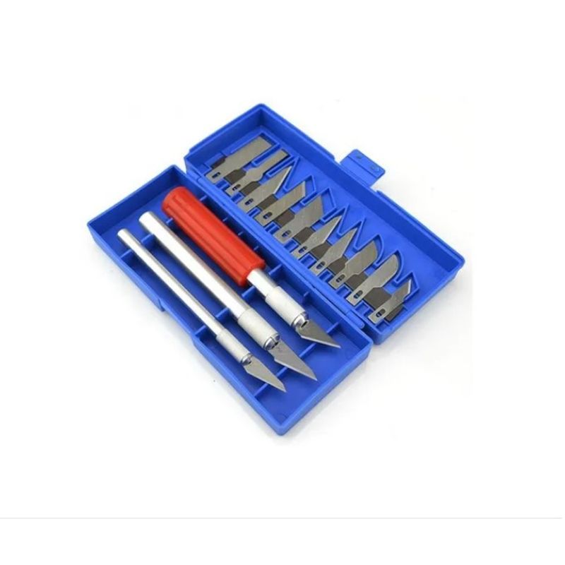 OFERTABKN - Set Bisturi Cuchillos Cartoneros Maqueteria 13 Pcs