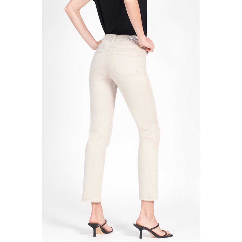 LIOLA - Pantalón Recto Beige Liola