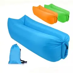 UNIVERSAL - BANANA SOFA INFLABLE PARA ACAMPAR VERDE