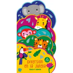 EDITORIAL CONTRAPUNTO - Libro Toca Y Siente Fieltro - Diversion En La Jungla