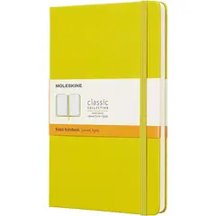 MOLESKINE - Cuaderno - T. Dura - Large - Amarillo heno - De rayas