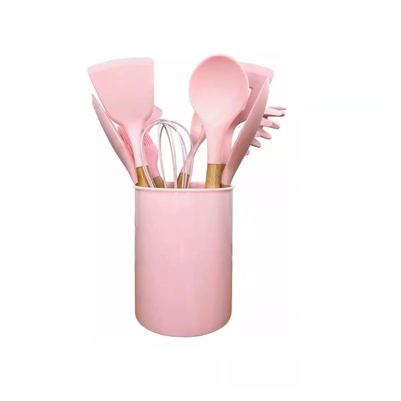 GENERICO - Set Utensilios De Cocina Antiadherentes De Silicona.