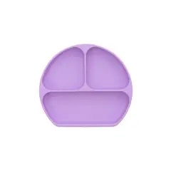 BUMKINS - Plato con agarre (silicona) / SiliconeGripDish Lavanda