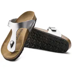 BIRKENSTOCK - Sandalias Gizeh Plateado