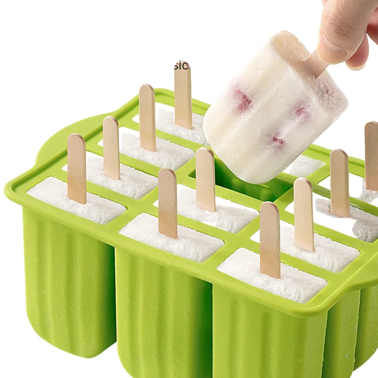 Molde Silicona De Helados Paleta Accesorios Preparacion
