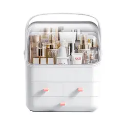 CRUSEC - Caja Mostrador Portátil Organizador De Maquillaje Multiuso