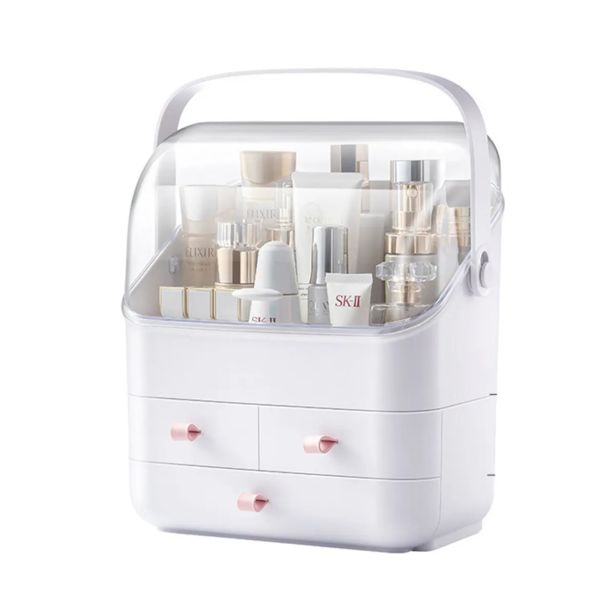 CRUSEC - Caja Mostrador Portátil Organizador De Maquillaje Multiuso