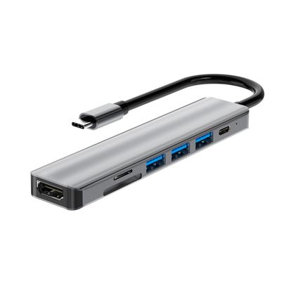 Imagen 2 del producto Adaptador 7 En 1 Entrada Tipo C 4k Hdmi Mac Windows