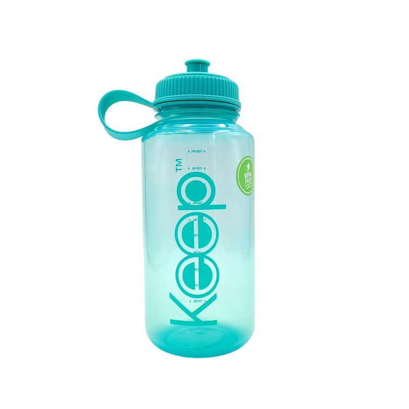 KEEP - Botella para Agua Turquesa 1 Litro Keep