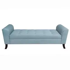 GENERICO - Banqueta Baúl Roma Color Menta Tamaño King 170x45x60cm