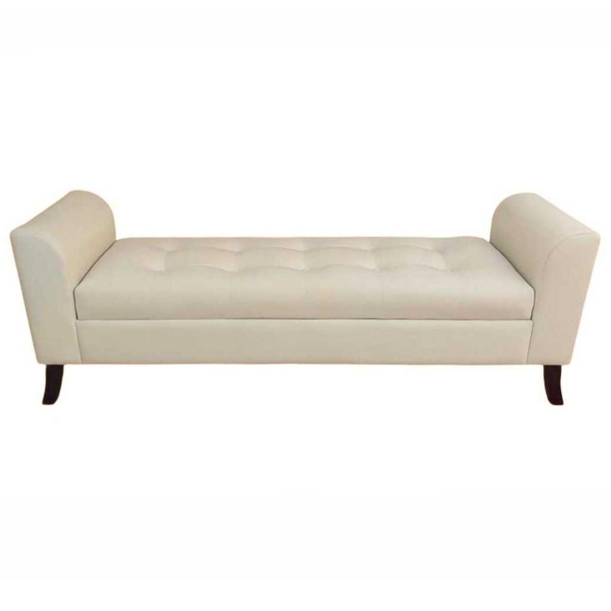 GENERICO - Banqueta Baúl Roma Color Beige Tamaño King 170x45x60cm