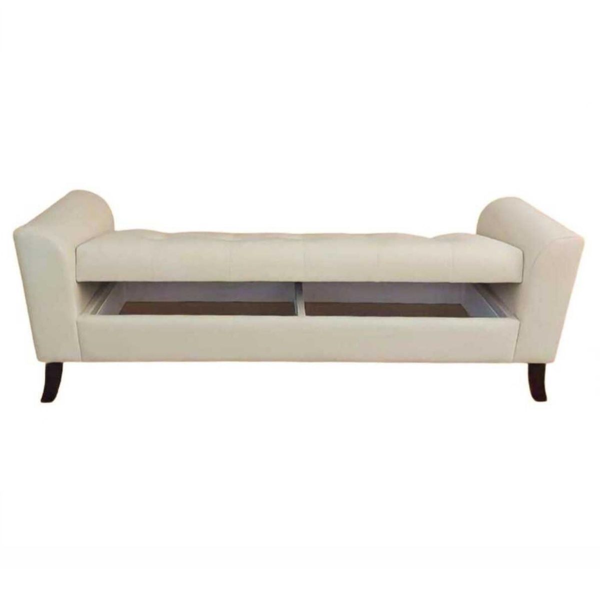 GENERICO - Banqueta Baúl Roma Color Beige Tamaño King 170x45x60cm