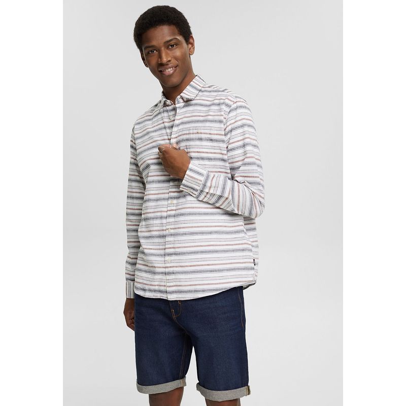 ESPRIT - Camisa A Rayas Manga Larga Hombre Esprit ESPRIT