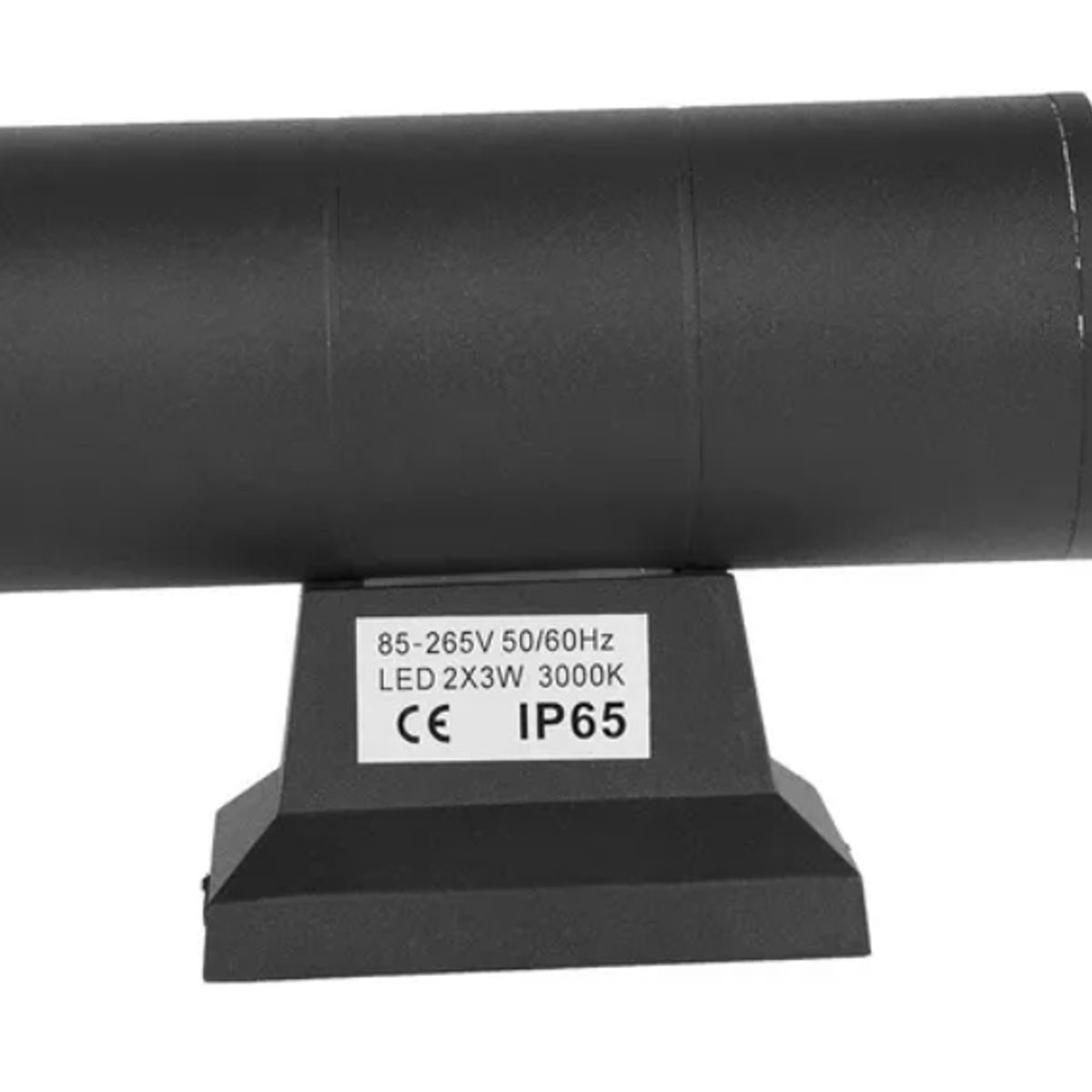 ESHOPANGIE - Aplique Lampara Muro Led Luz Doble Cilindro Exterior Calida